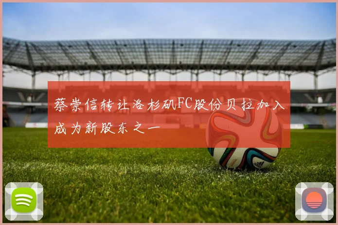 蔡崇信转让洛杉矶FC股份贝拉加入成为新股东之一